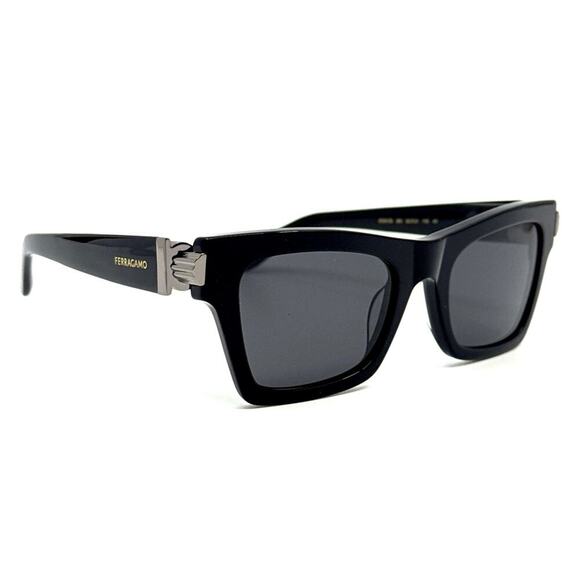 NEW!!! SALVATORE FERRAGAMO Sunglasses SF2013S 001 Authentic - Picture 2 of 12